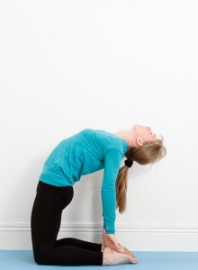 Stronger poses, such as backbends, are taught when you have gained more experience.